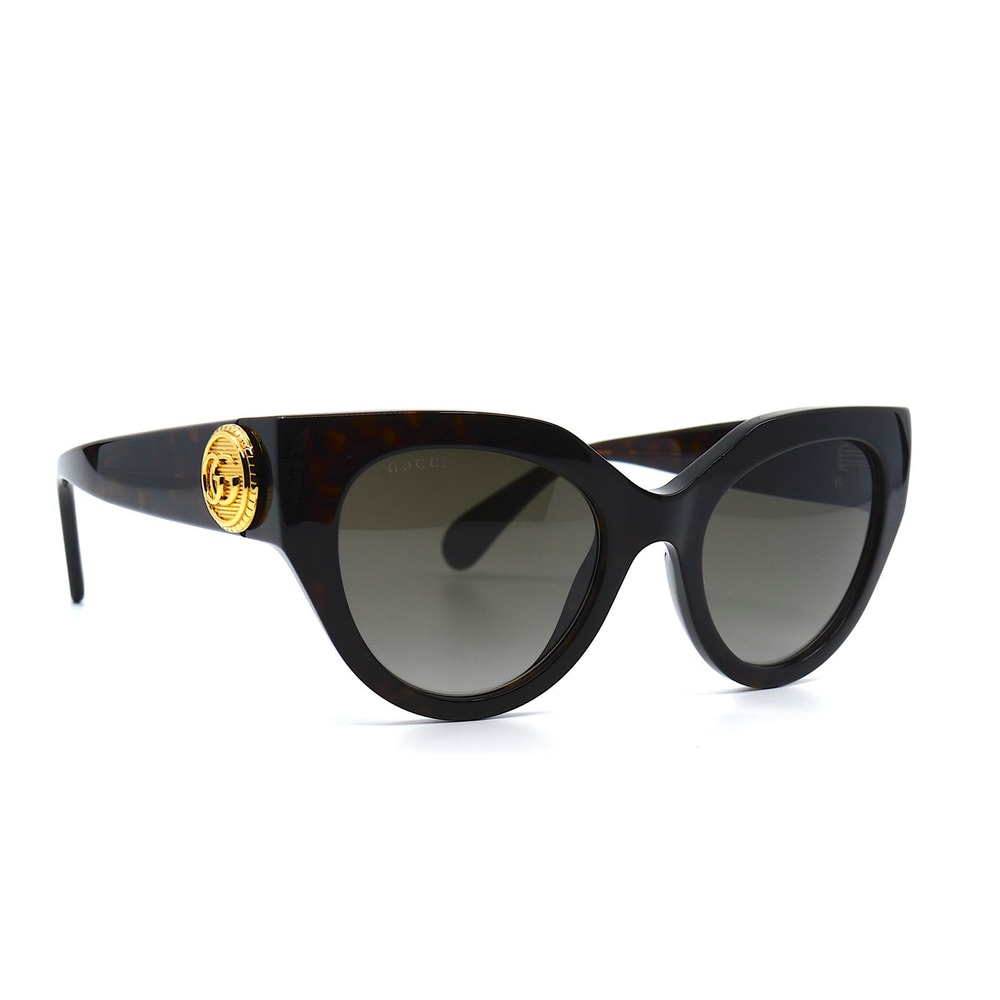 Gucci GG1408S 003 Havana Brown Cat Eye Sunglasses NWT - Picture 2 of 15